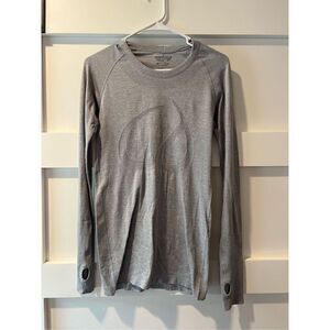 P'tula Trim Tech Long Sleeve Crew Shirt Nylon Spandex Breathable Long Sleeve Top